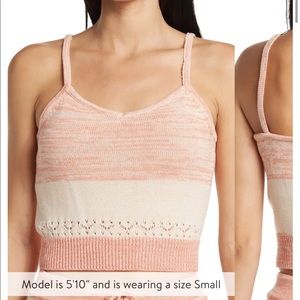 BCBGeneration crop tank top NWT